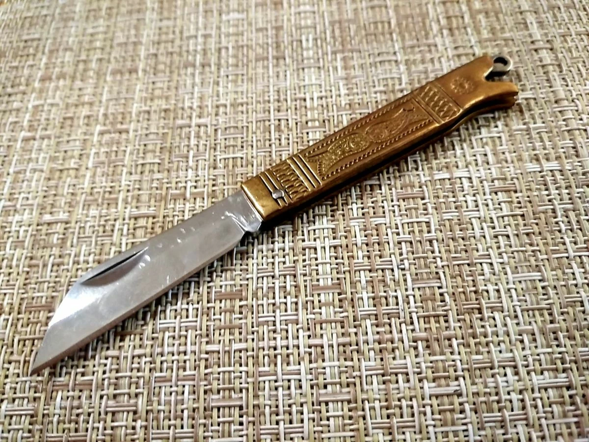 Αναδιπλούμενο Σουγιάς Χρυσό Χρώμα από ανοξείδωτο ατσάλι. - Image 2