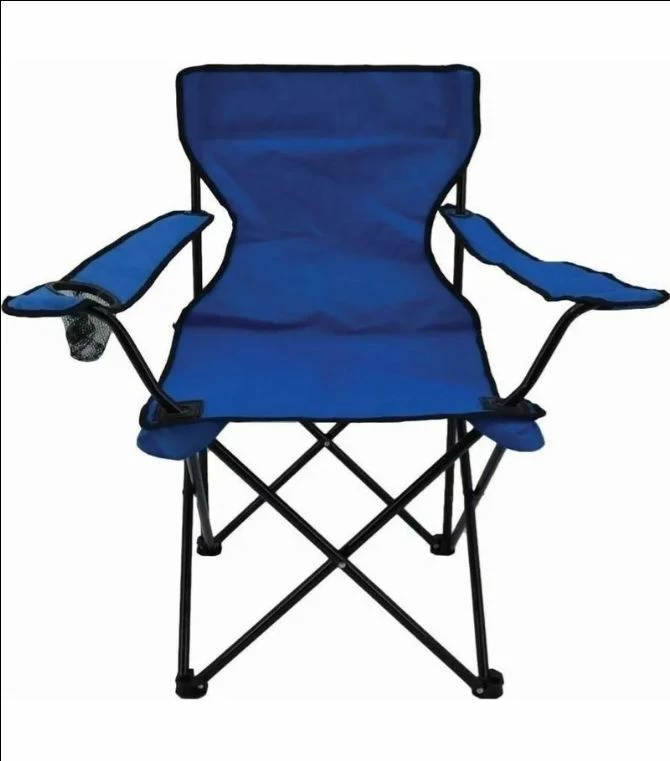 Καρέκλα CAMPING πτυσσόμενη μεταλλική- Μπλε & Γκρι "Ε-2505