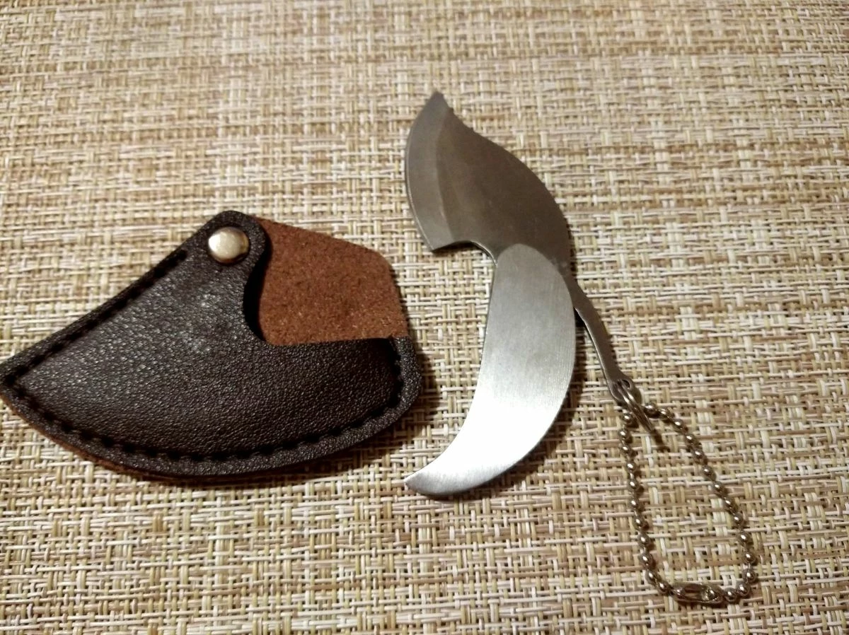 Εργονομικό μινι μπρελοκ *μαχαίρι-φυλο* από ανοξείδωτο ατσάλι - Image 6