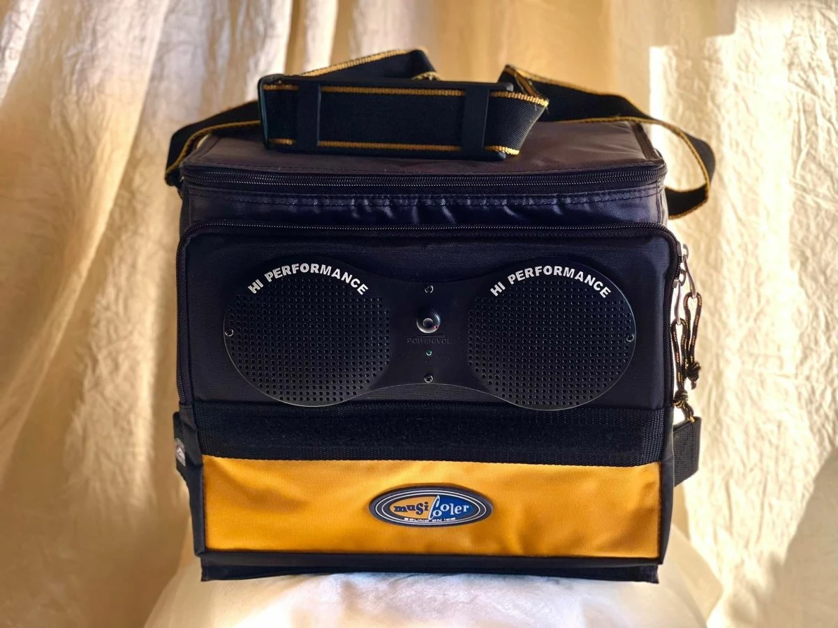 ΙΣΟΘΕΡΜΙΚΟ (COOLER BAG) Βαλιτσάκι, CALIFORNIA INNOVATIONS ΥΨΗΛΗΣ ΠΟΙΟΤΗΤΑΣ. ΔΙΑΘΕΤΕΙ ΕΝΣΩΜΑΤΩΜΑΝΕΝΑ ΗΧΕΙΑ ΥΨΗΛΗΣ ΑΠΟΔΟΣΗΣ ΗΧΟΥ. - Image 2