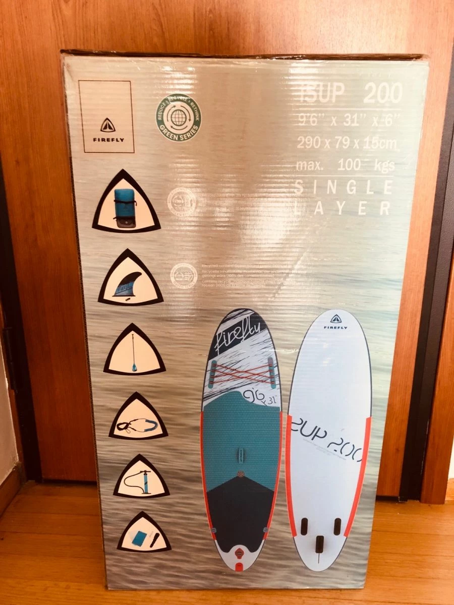 ΣΑΝΙΔΑ SUP / STAND UP PADDLE BOARDING 9.6 ISUP 200 III ΜΕ ΤΡΙΑ ΠΤΕΡΥΓΙΑ / ΚΑΡΙΝΕΣ #ΚΑΙΝΟΥΡΓΙΟ ΑΜΕΤΑΧΕΙΡΙΣΤΟ / ΣΤΙΣ ΖΕΛΑΤΙΝΕΣ ΤΟΥ #!!! - Image 9