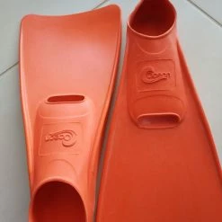 Βατραχοπέδιλα Ocean Καουτσούκ Πορτοκαλί Νο 34-35 για κολυμβητήριο