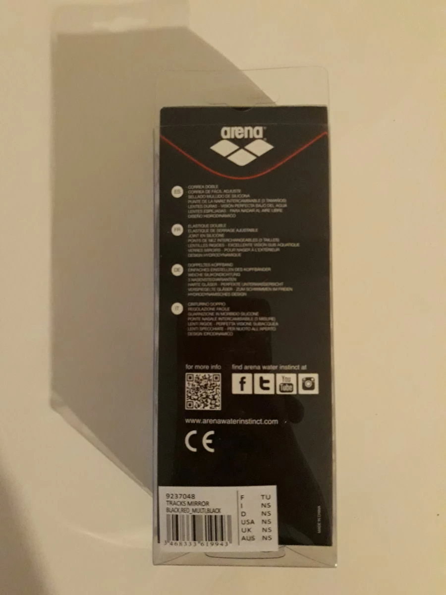 Γυαλάκια Arena Racing Series, Tracks Mirror και σκουφάκι κολύμβησης Amila, ΑΧΡΗΣΙΜΟΠΟΙΗΤΑ, ΤΟΥ ΚΟΥΤΙΟΥ! - Image 4