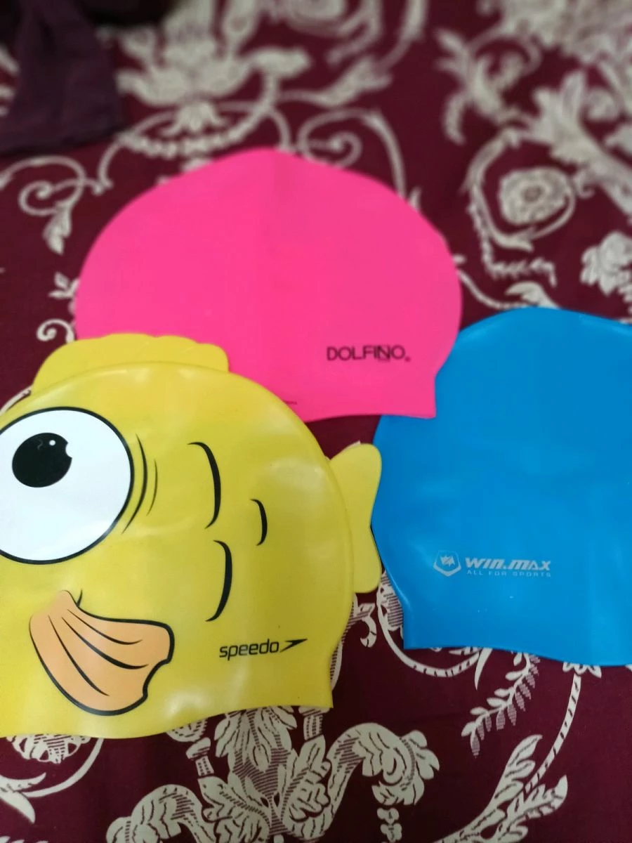 σκουφάκια κολυμβητηριου σετ 3 τμχ - Image 3