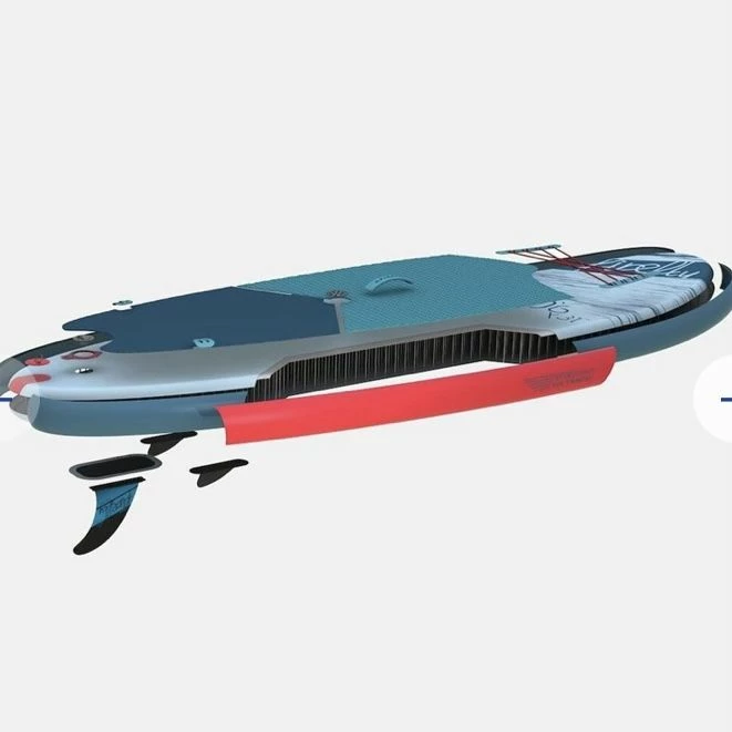 ΣΑΝΙΔΑ SUP / STAND UP PADDLE BOARDING 9.6 ISUP 200 III ΜΕ ΤΡΙΑ ΠΤΕΡΥΓΙΑ / ΚΑΡΙΝΕΣ #ΚΑΙΝΟΥΡΓΙΟ ΑΜΕΤΑΧΕΙΡΙΣΤΟ / ΣΤΙΣ ΖΕΛΑΤΙΝΕΣ ΤΟΥ #!!! - Image 2