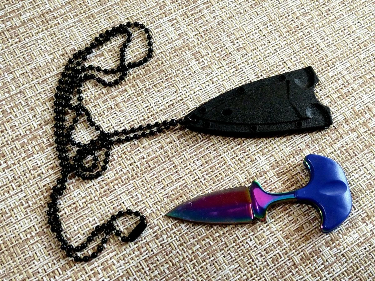 Φορητό Μίνι Κολιέ, Λεπίδα, Μαχαίρι ανοξείδωτου Durty. - Image 7