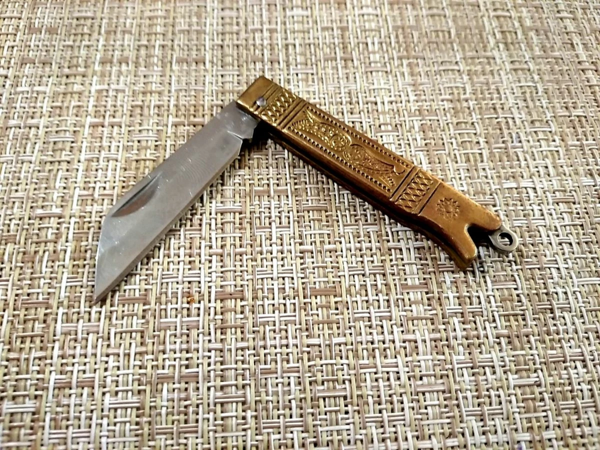 Αναδιπλούμενο Σουγιάς Χρυσό Χρώμα από ανοξείδωτο ατσάλι. - Image 7