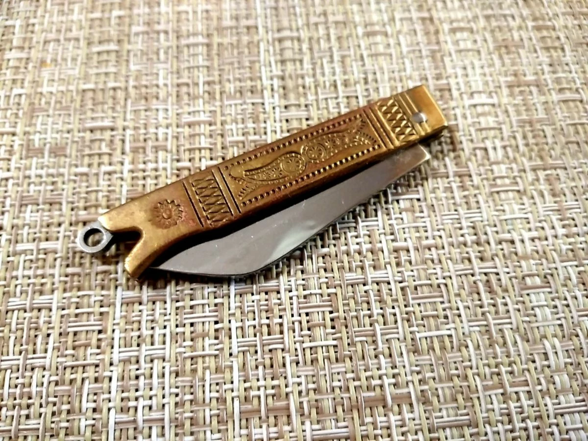 Αναδιπλούμενο Σουγιάς Χρυσό Χρώμα από ανοξείδωτο ατσάλι. - Image 5