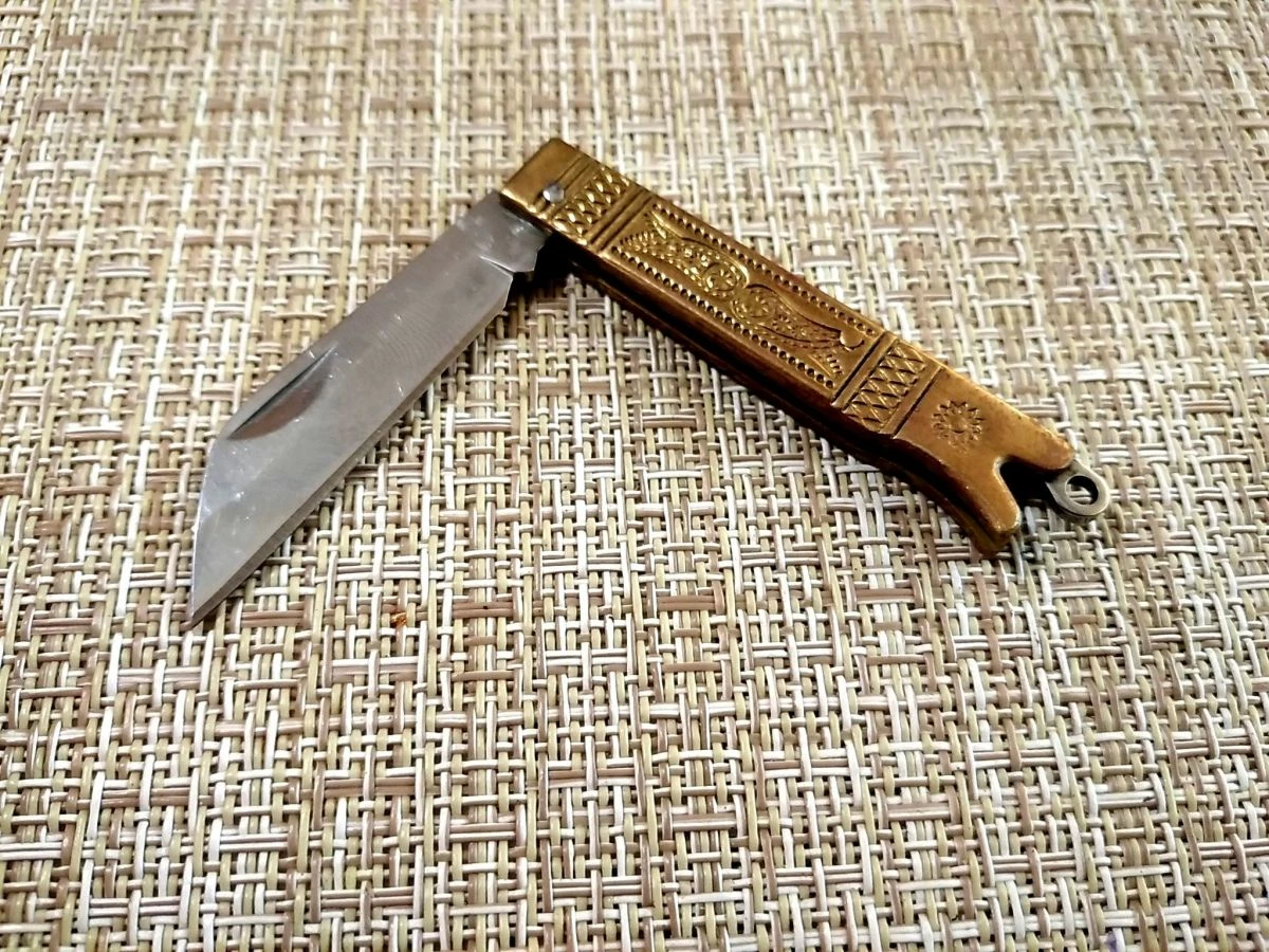 Αναδιπλούμενο Σουγιάς Χρυσό Χρώμα από ανοξείδωτο ατσάλι. - Image 3