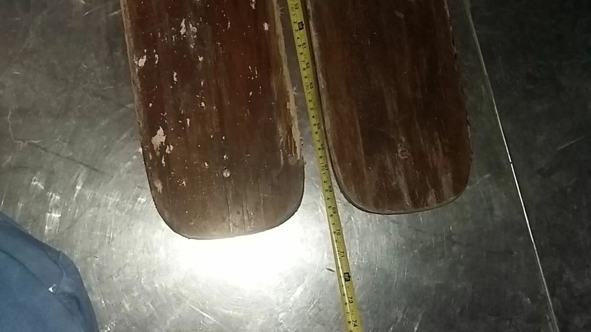 Πέδιλα σκι νερού ξύλινα παλιά - Image 4